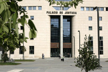 Sede del Palacio de Justicia de Nafarroa, en Iruñea, en una imagen de archivo.