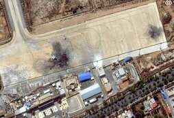 Bushehr zentral nuklearraren ondoko aireportua.