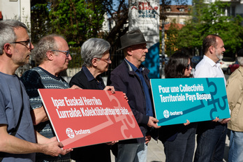 Baterak Baionan egin duen agerraldia.