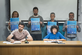 Comparecencia sindical para anunciar la convocatoria de movilizaciones en las plantillas de los ayuntamientos.