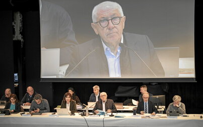 Euskal Hirigune Elkargoko kontseilua, joan den otsailean.