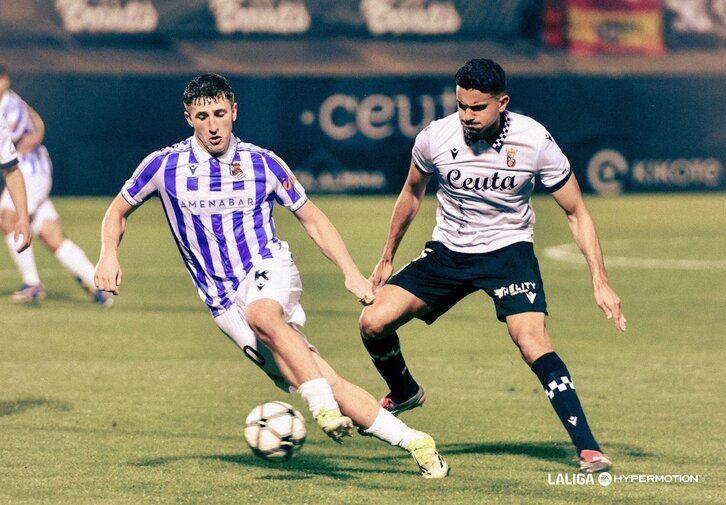 Mariezkurrena ha tenido varias ocasiones ante el Ceuta.