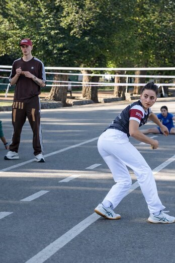 Llargues modalitatean, emakumezkoetan, euskal pilotariak garaile.