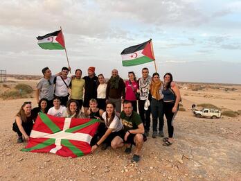 Euskal Herritik SEADaren 50. urteurrenera joandako brigada.