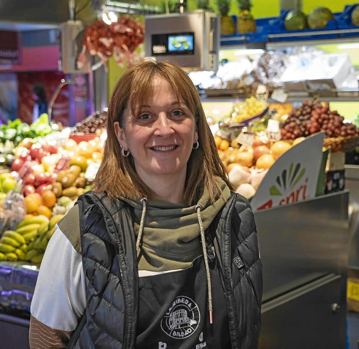 La comerciante Amaia Madrazo. (Aritz Loiola | FOKU)