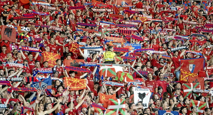 La afición de Osasuna lo dio todo en la final disputada en 2023, aunque finalmente el título se lo llevó el Real Madrid.