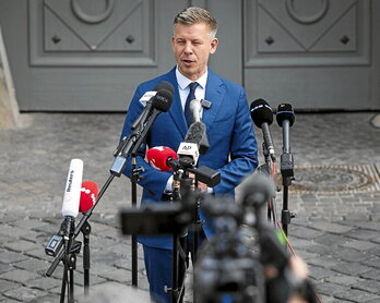 Peter Magyar, primer ministro.