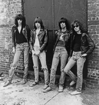 Los cuatro miembros de The Ramones, en una imagen de 1977.