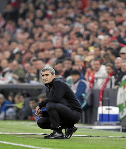 Valverde, el domingo ante el Villarreal.