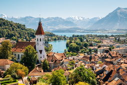 Suitzako leku batzuk oso turistikoak dira.