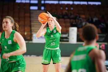 Lotta-Maj Lahtinenek zaleen animoak eskatu ditu larunbatean Mendizorrotzan garaipena lortzeko.