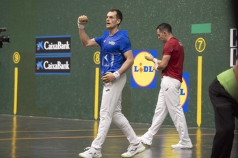 Lasok ukabila estututa, partida irabazi ostean, Gasteizen.