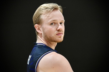 Harald Frey, duela urtebeteko FIBA Europe Cupeko finaleko heroia.