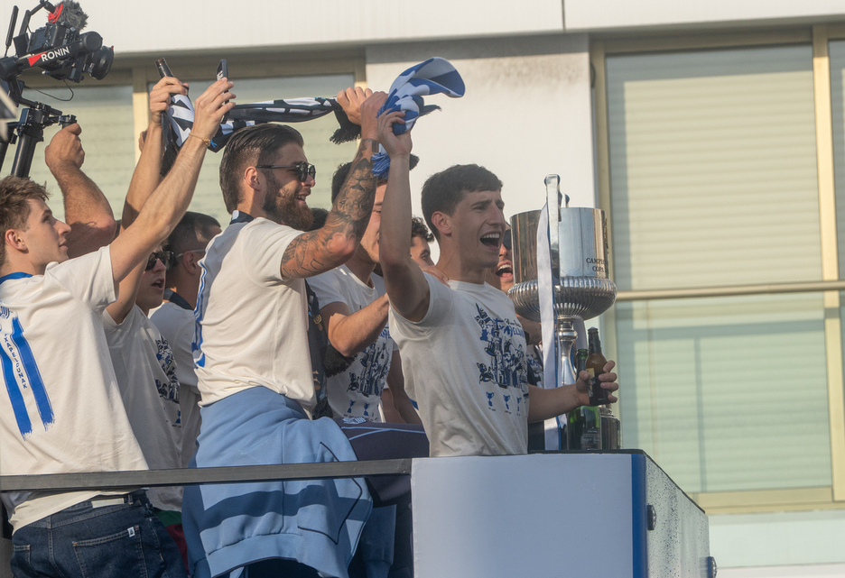 Penaltia jaurtitzeko determinazio bera erakutsi du Aihenek ospakizunetan.