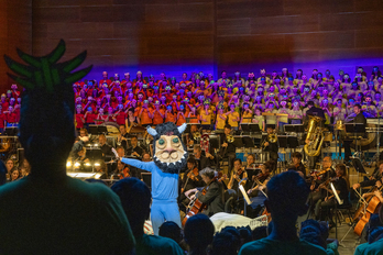 Donostiako Kursaalen astearte goiz honetan eskainitako emanaldia.