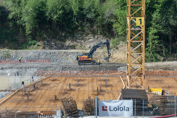 Construcción de viviendas en la zona de El Infierno.
