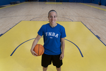 La iruindarra María Asurmendi ha podido cerrar su carrera jugando en casa.