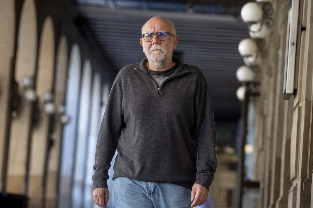 Alberto Cruz, en Iruñea. (Iñigo URIZ/FOKU)