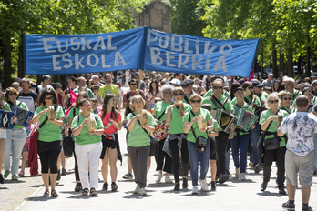 Iazko Sortzen Jaian egin zuten kalejirako irudia.