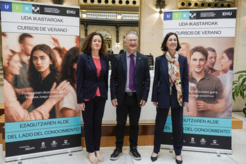 EHUko Uda Ikastaroen aurkezpena, ostegun honetan.