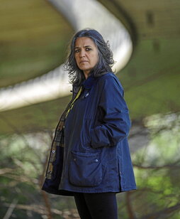 Anari Alberdi, en una imagen tomada en Hernani.