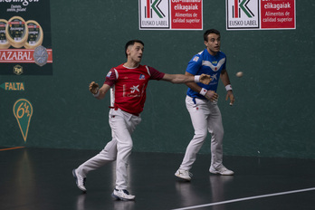 Zabalak gogotik lan egin behar izan du, baina Larrazabal menperatu du oraingoan ere.