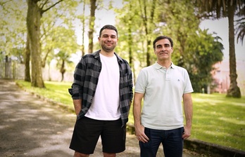 EHUko ikertzaileak dira Josu Santos eta Jorge Gutierrez
