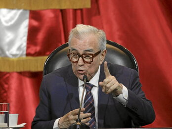 El gobernador de Sinaloa, Rubén Rocha, en una foto de archivo.