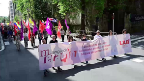 LABen manifestazioa Donostian, Maiatzaren Lehenean
