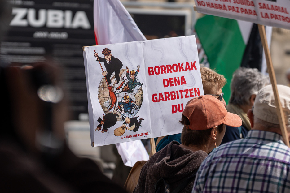 ‘Borrokak dena garbitzen du’, Gasteizen.