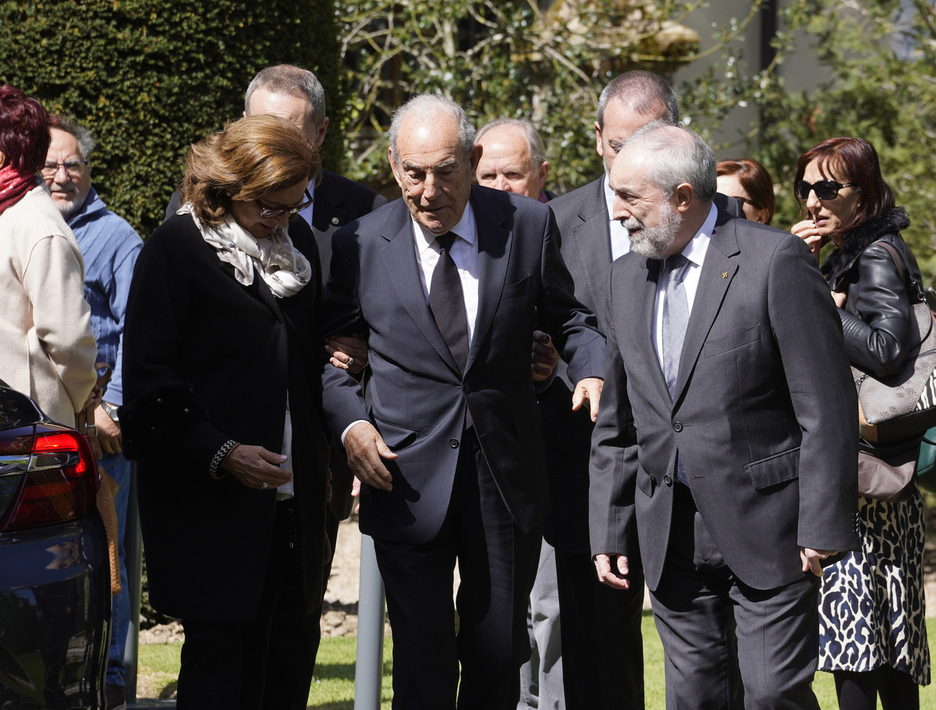 Garaikoetxea, Ajuria Enean, Jose Antonio Ardanza lehendakariaren hil kaperan, 2024ko apirilaren 10ean. 