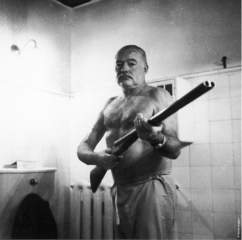 Hemingway, en uno de los carteles del festival.