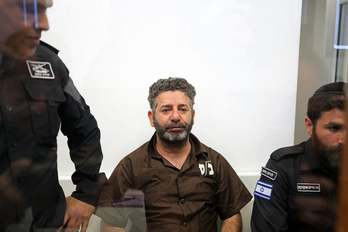 El activista Saif Abukeshek, el 3 de mayo.