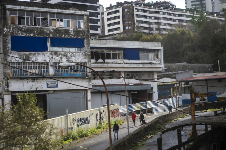 Imagen de los pabellones de Jolastokieta.