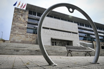 Palacio de Justicia de Getxo, donde han tenido lugar las diligencias.