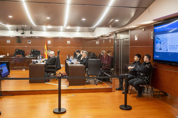 Imagen del primer día del juicio por el crimen de Maialen Mazón.