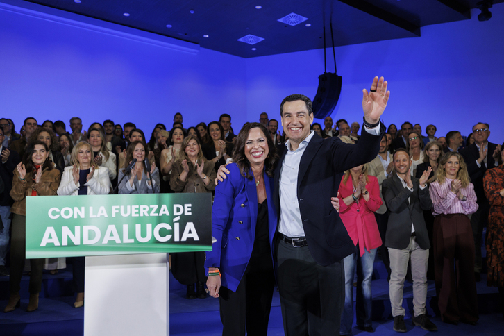 Juan Manuel Moreno Bonilla aspira a reeditar la mayoría absoluta.