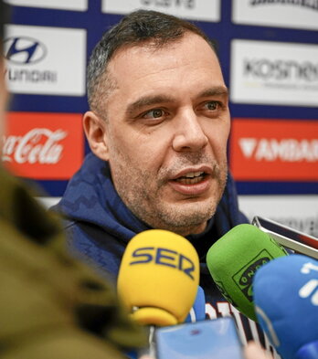 Paolo Galbiati, en la palestra.