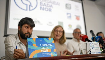 Expertos y juristas en medio ambiente realizaron, ayer, una rueda de prensa para presentar la iniciativa.