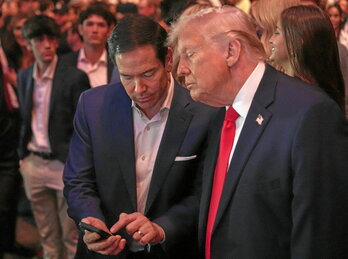 Marco Rubio y Donald Trump, en una imagen reciente.