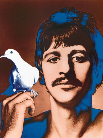 Retrato de Ringo Starr, por Richard Avedon de 1968.