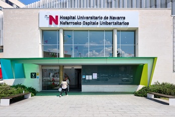 La agresión sexual tuvo lugar en la cafetería del Hospital Universitario de Nafarroa.