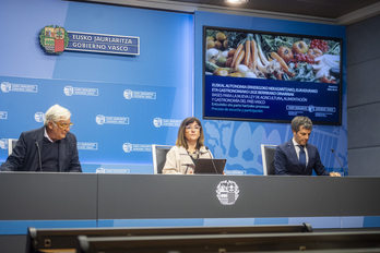 Presentación de la nueva ley por parte de la consejera Amaia Barredo y su equipo.