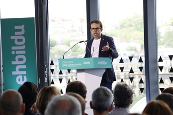 Pello Otxandiano, en las jornadas de este sábado.