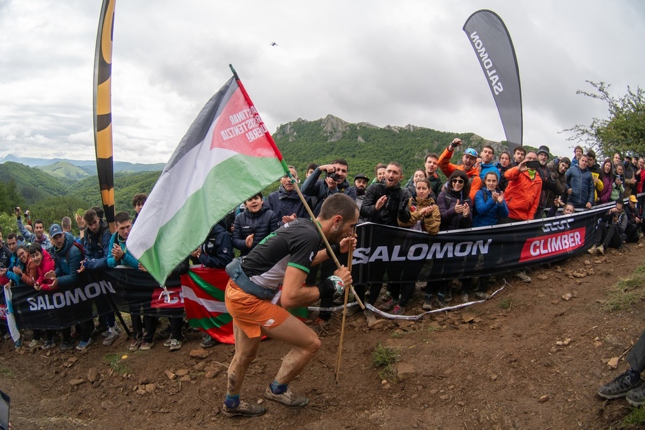 Apoyo a Palestina en plena carrera. Apoyo a Palestina en plena carrera.