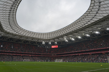 Estadio de San Mamés, en Bilbo.