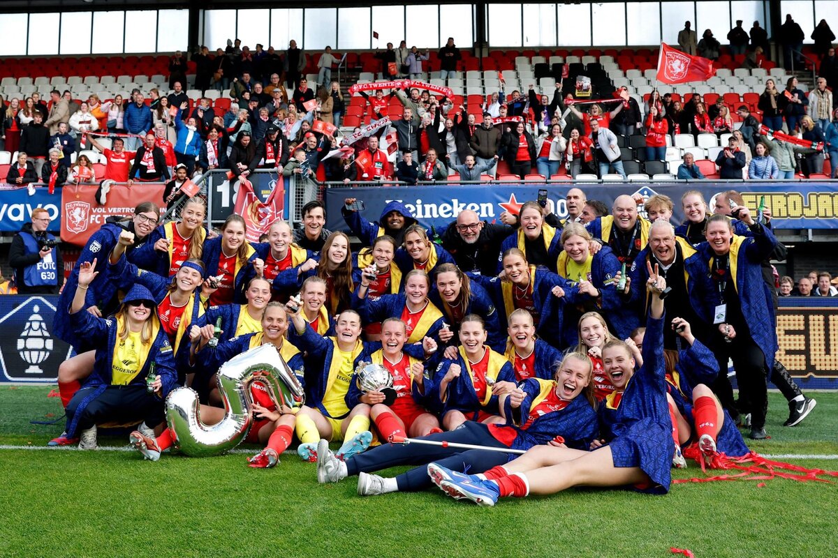 Tras ganar la Copa, al Twente le espera otra final por Europa. (FC Twente Vrouwen)