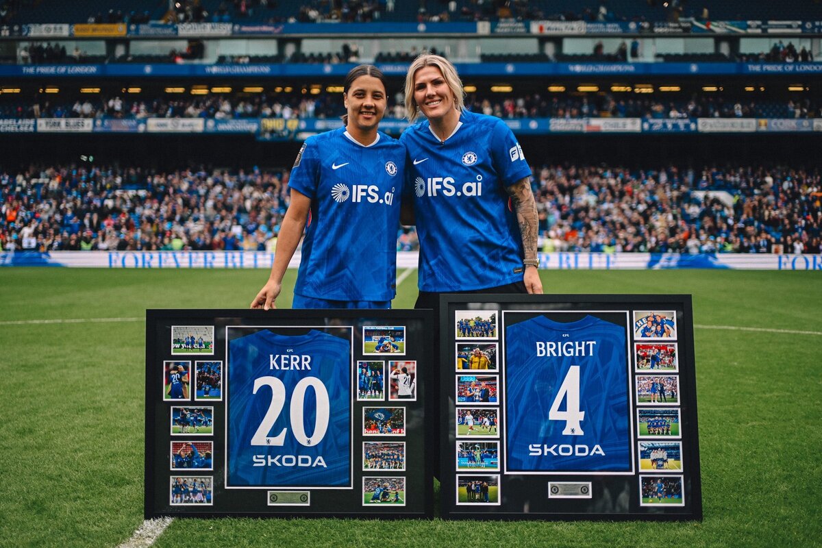 Kerr y Bright ya son historia del Chelsea. (ChelseaFCW)
