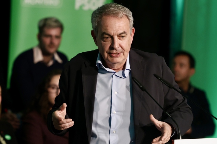 José Luis Rodríguez Zapatero, durante la pasada campaña a las elecciones andaluzas, el 14 de mayo.