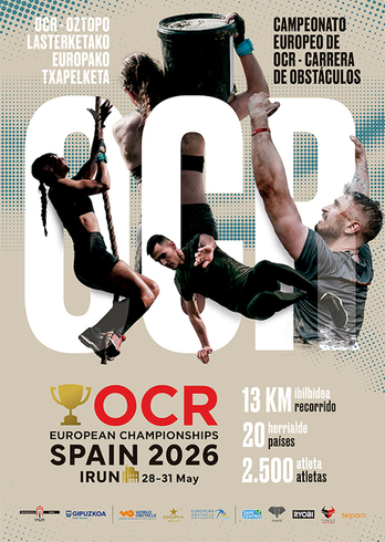 Cartel del Campeonato de Obstáculos que se disputará en Irun.